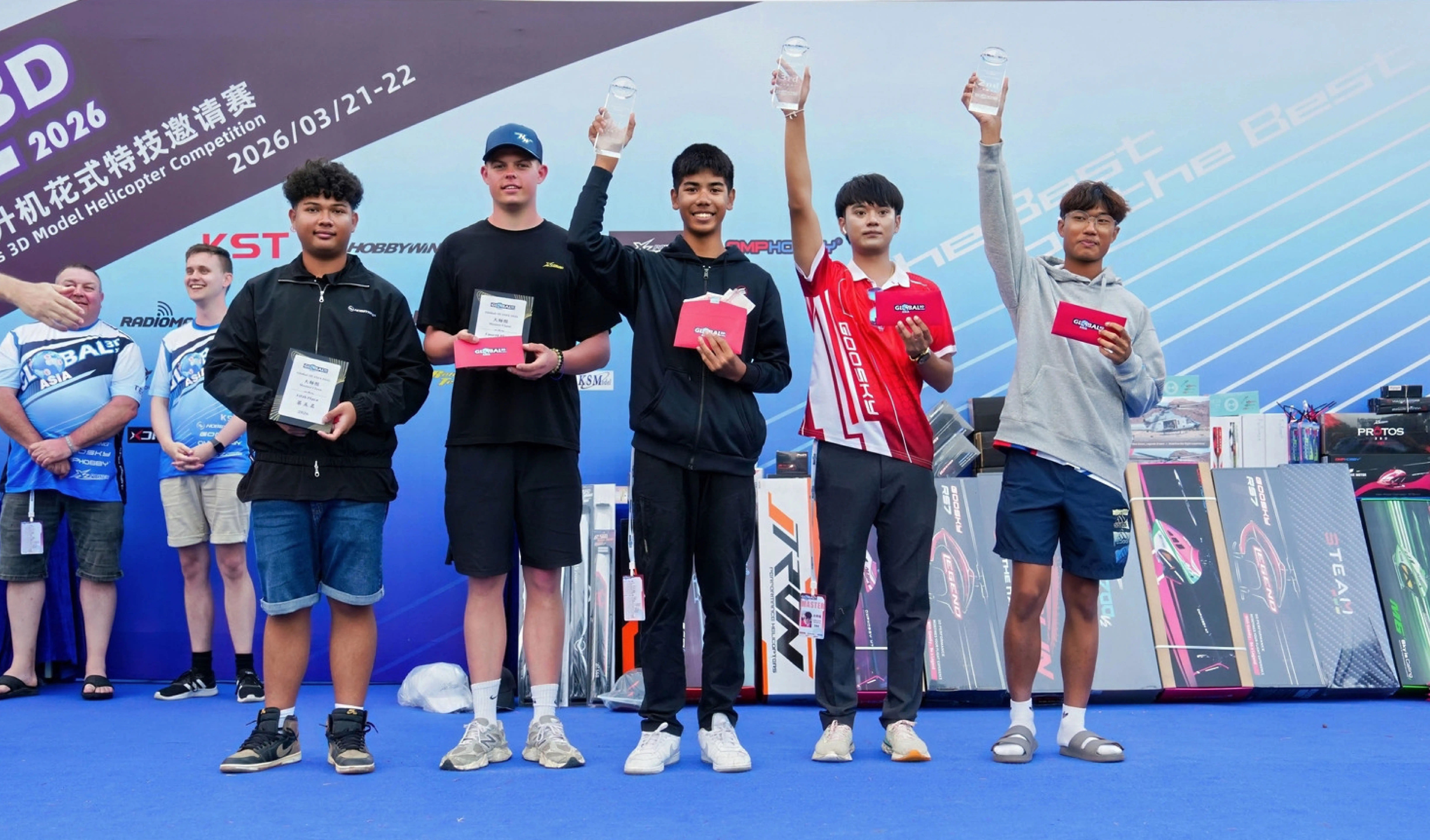 Hobbywing RC Hecliopter Factory Pilot Team