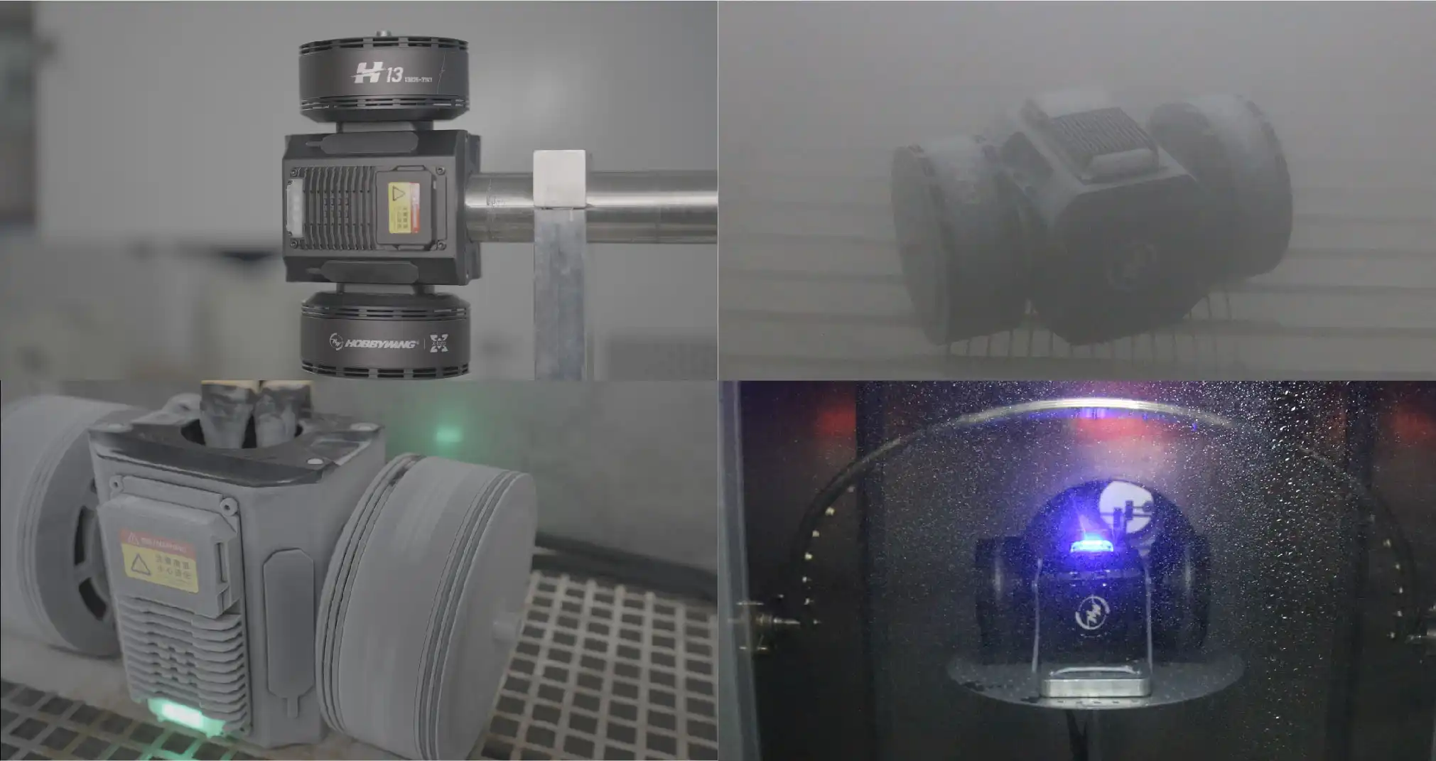 Hobbywing H13 UAV Drone Motor ESC Test