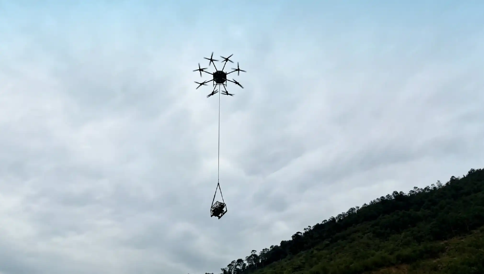 Octocopter Drone