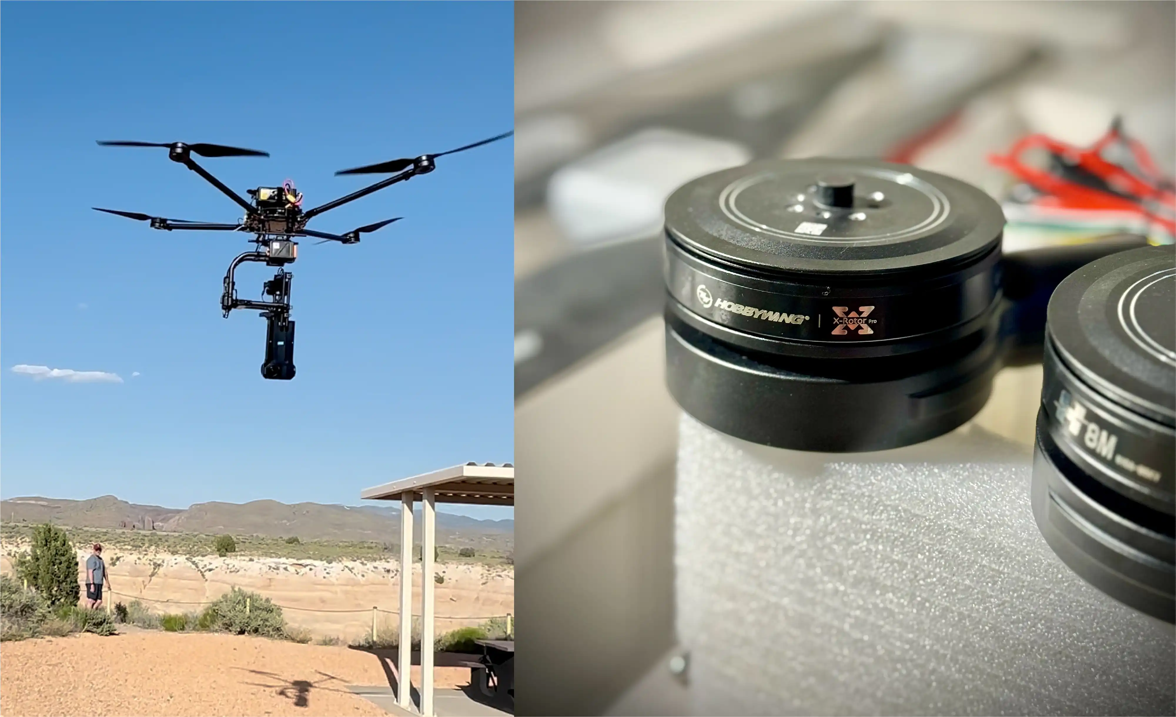 H8M Used for Drone Cinematography