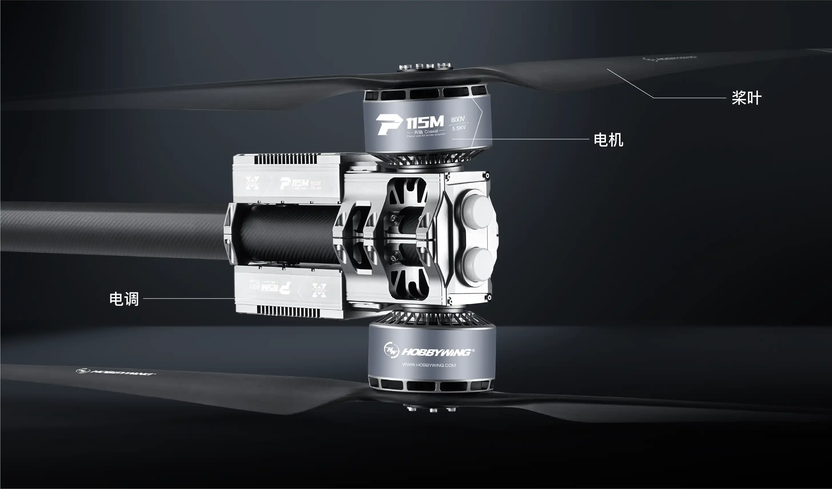 HOBBYWING P115M Cargo eVTOL Propulsion System