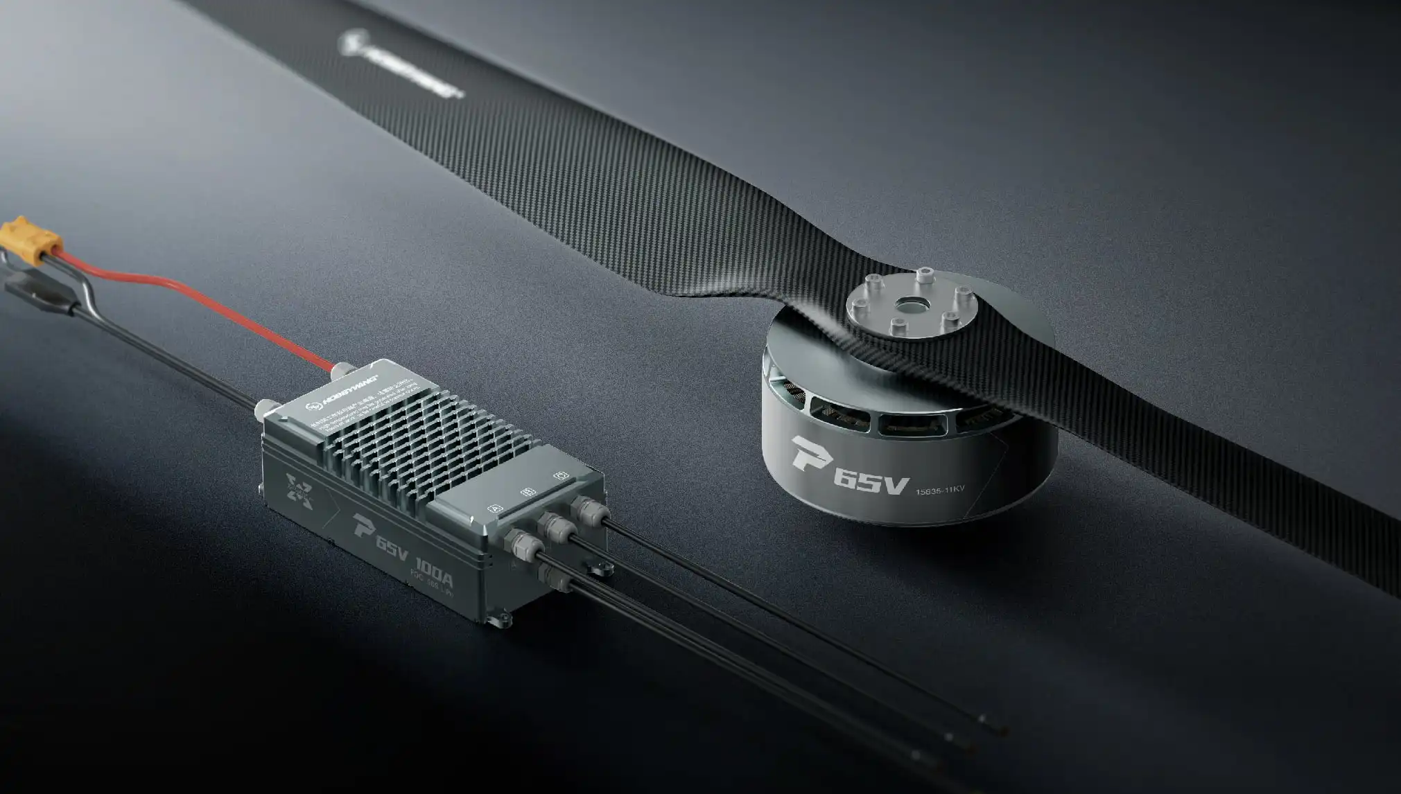 HOBBYWING P65V High-Voltage Heavy-Duty UAV Propulsion System
