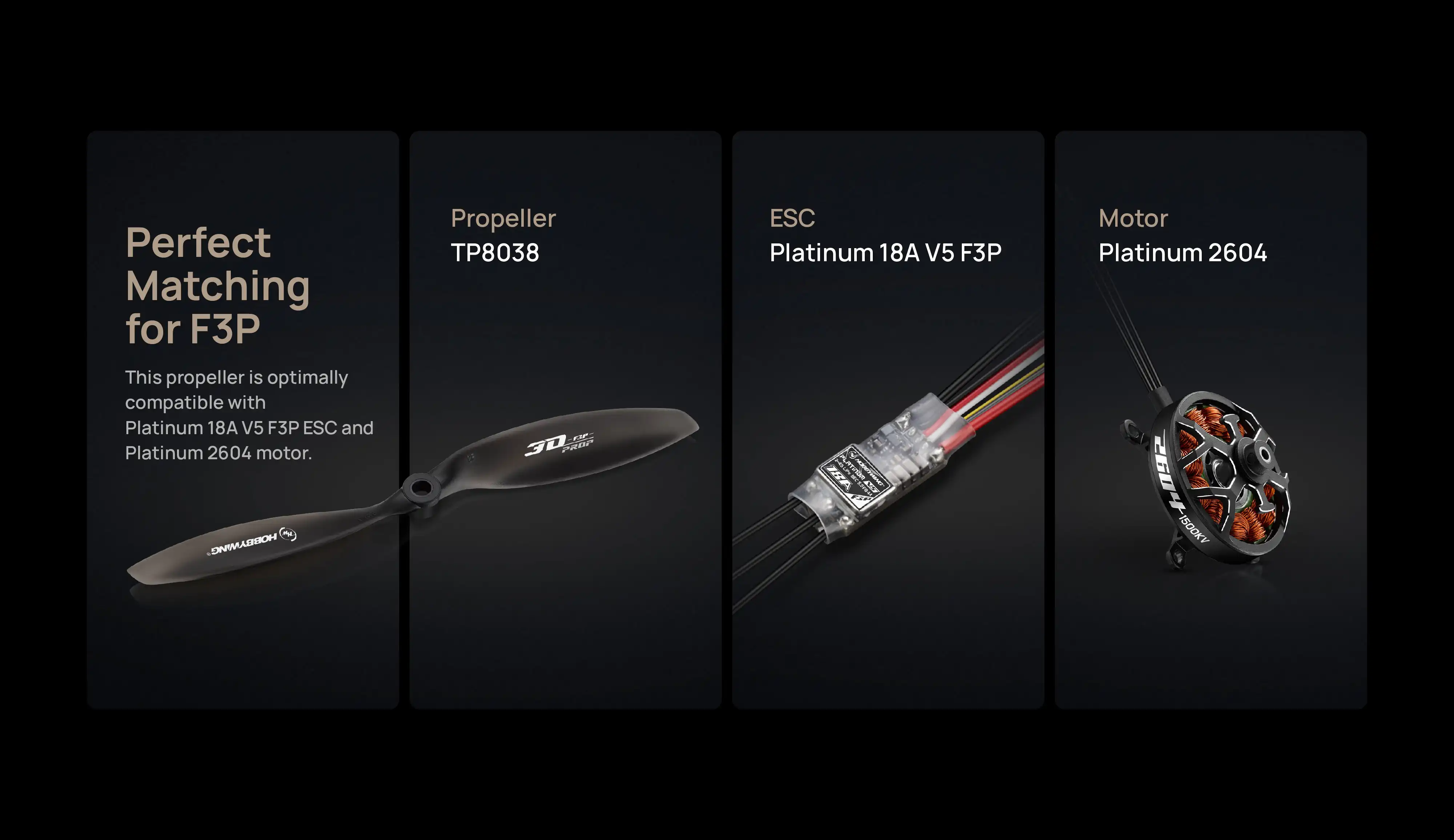 F3P 3D Motor ESC Propeller