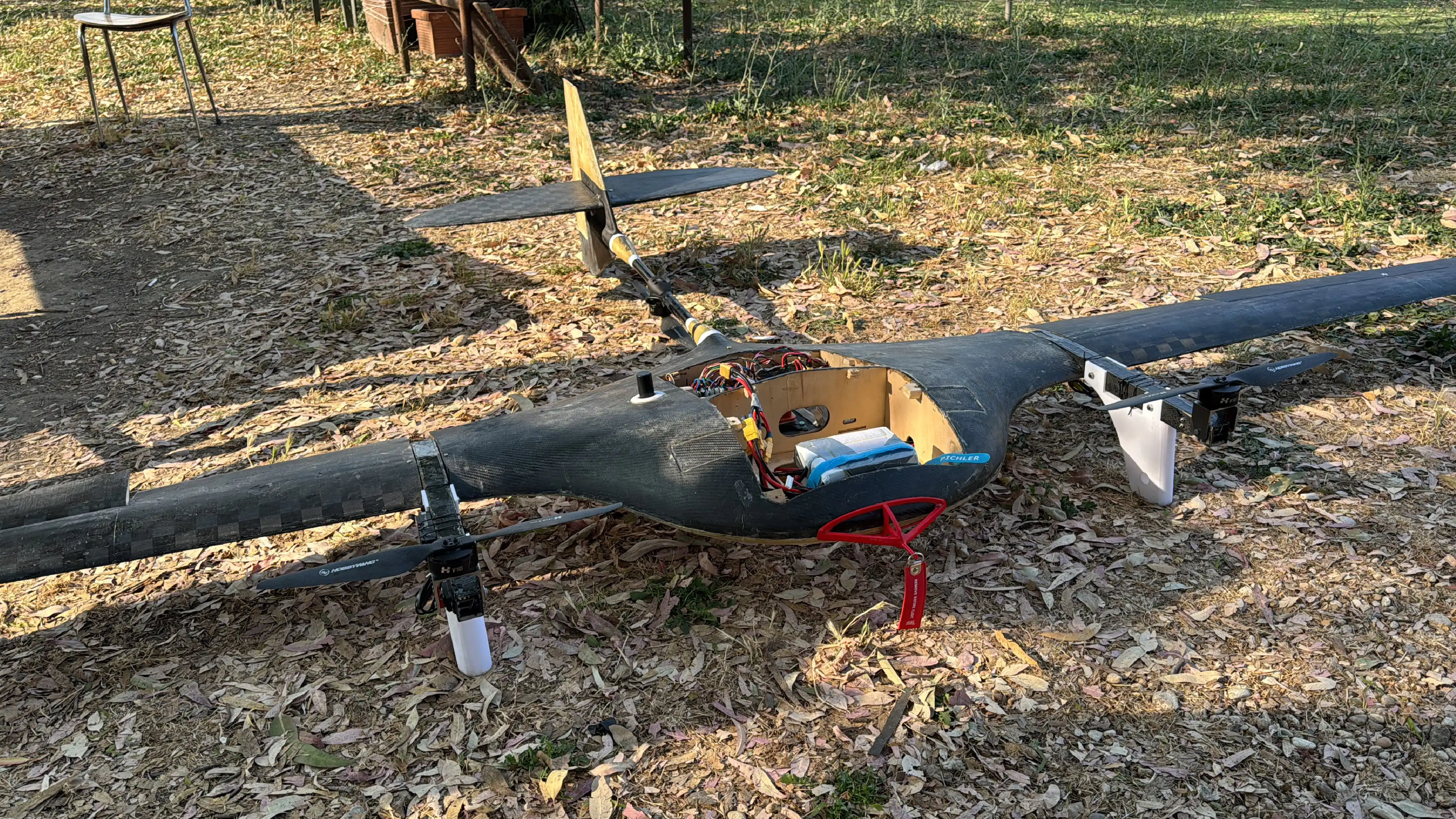 VTOL fixed wing drone