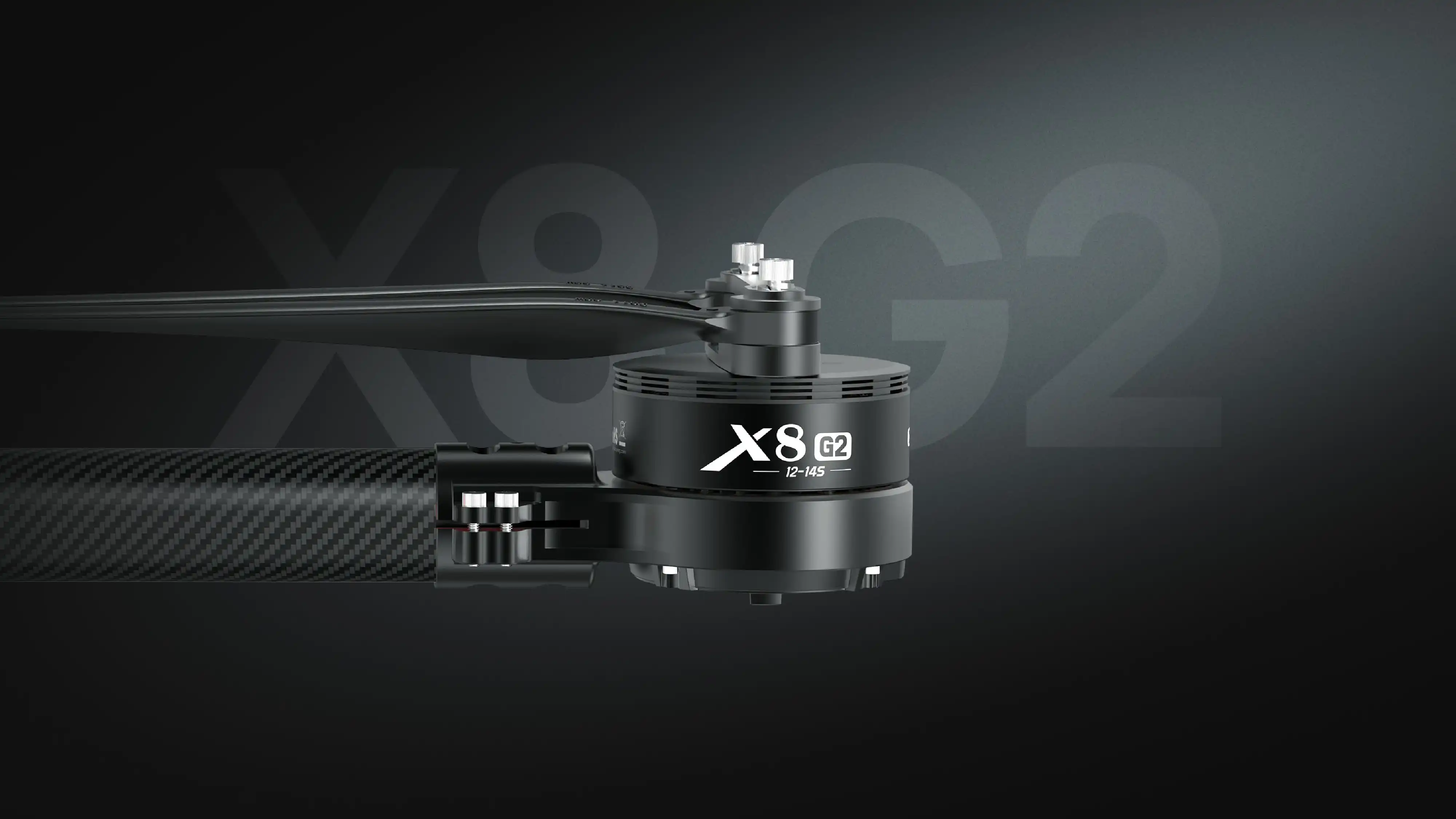 drone motor with propeller