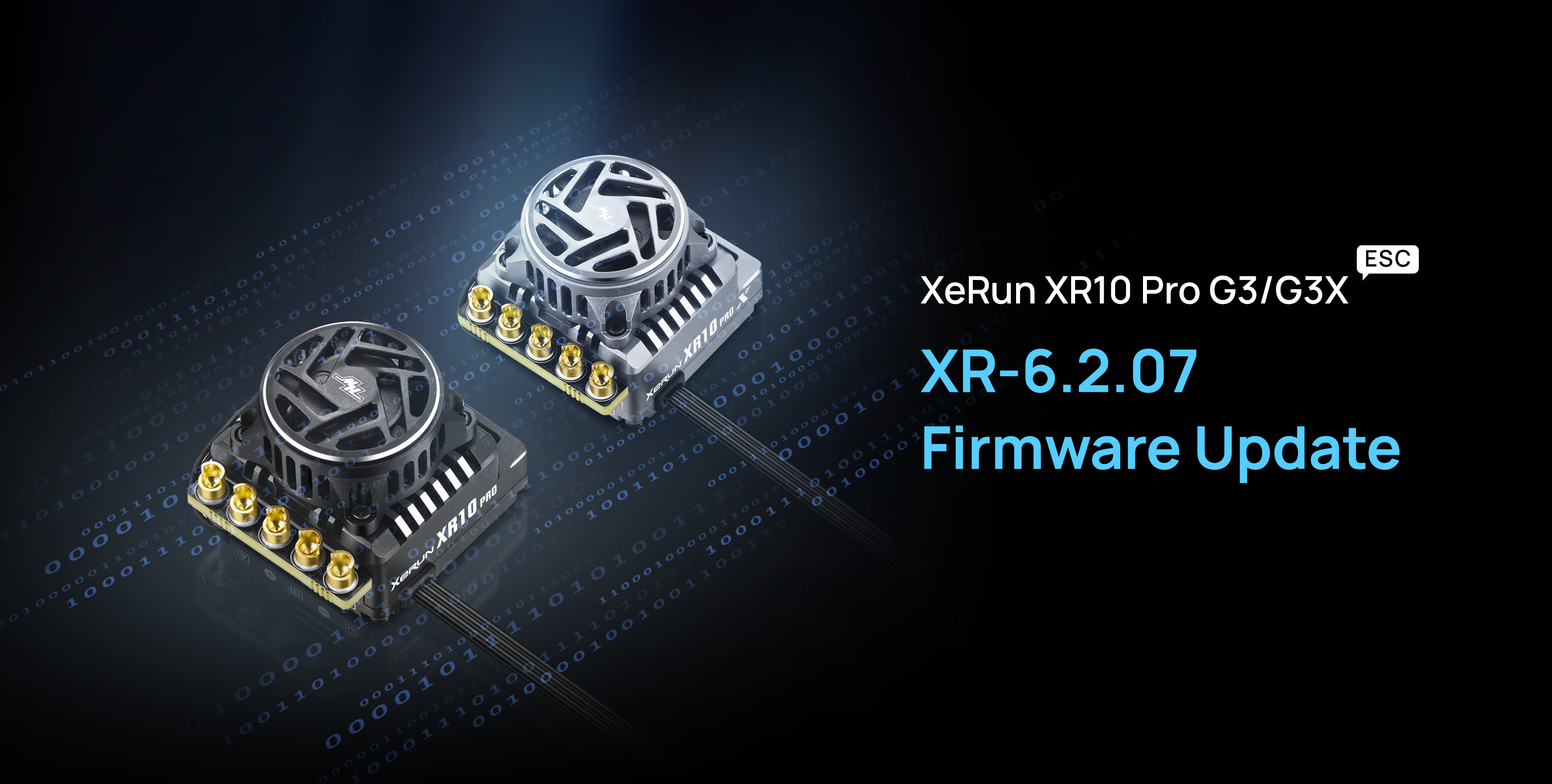 XeRun XR10 Pro G3/G3X ESC Firmware Updates