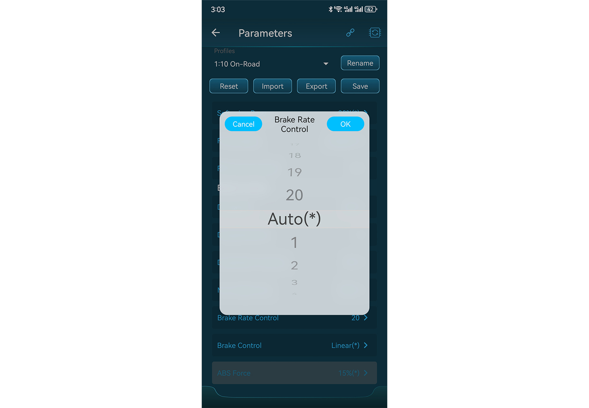 HOBBYWING HW Link V2 App Brake Rate Control