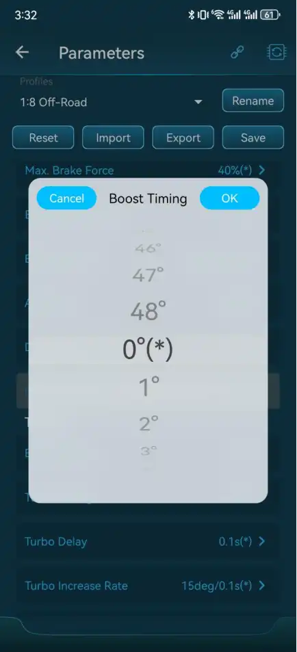 HOBBYWING ESC Boost Timing