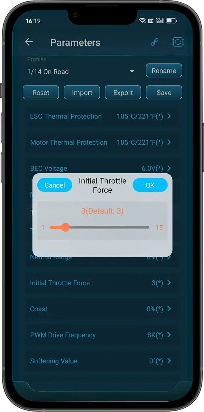 ESC Data Logging Function