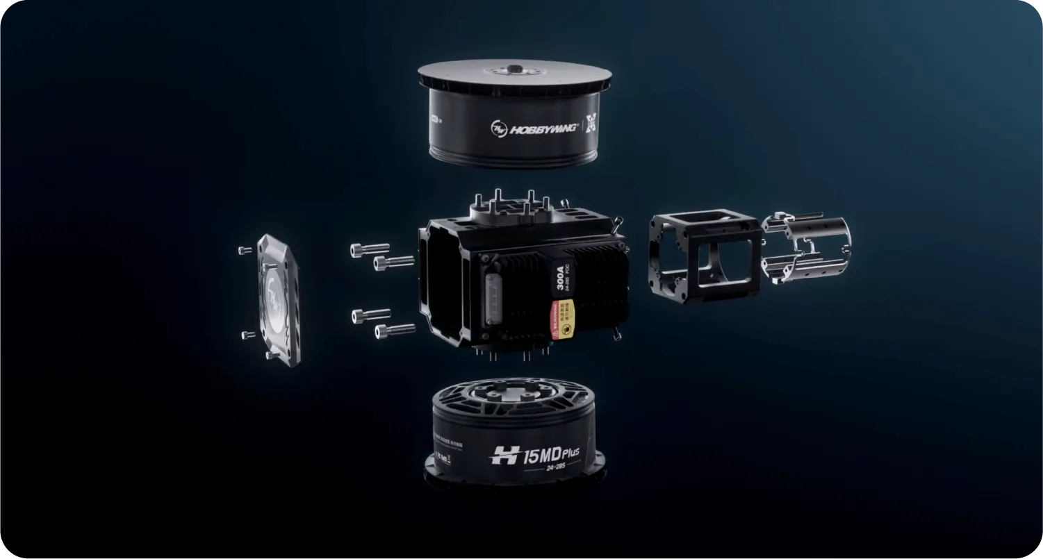 H15md Plus Heavy Lift Drone Motor With Esc