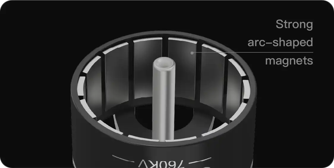 strong arc-shaped magnets