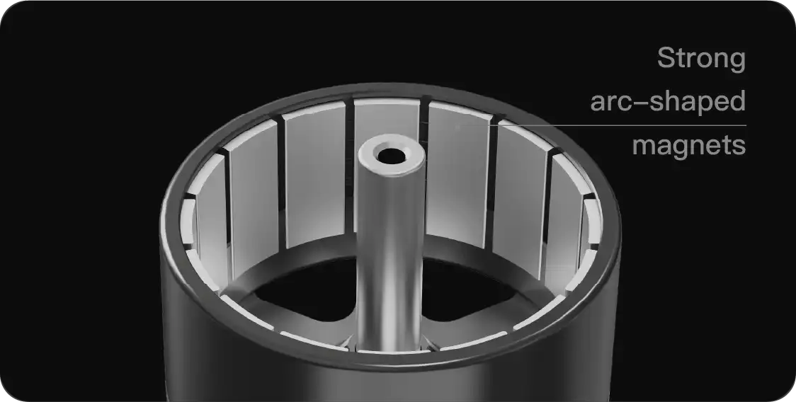 strong arc-shaped magnets