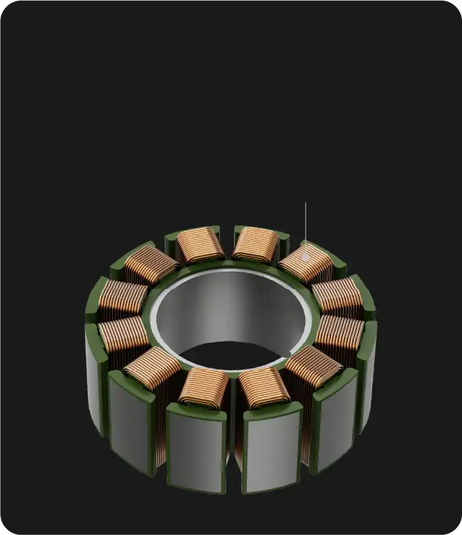 Motor with 220℃ R-grade High-temperature Enameled Wire