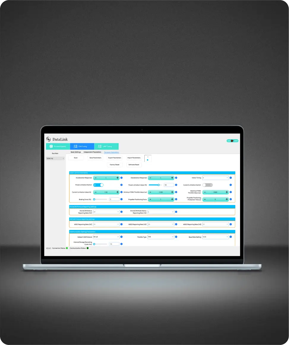 UAV ESC Multiple Parameter Adjustment Modes