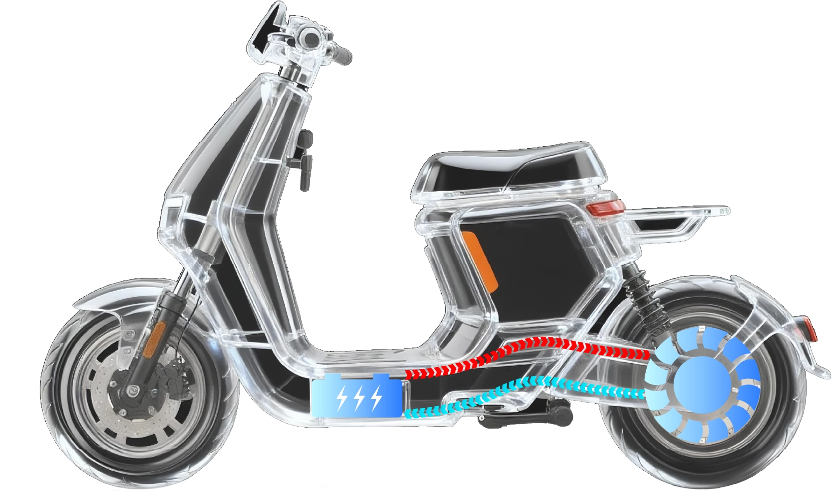 Equipped with EABS electronic brake assist