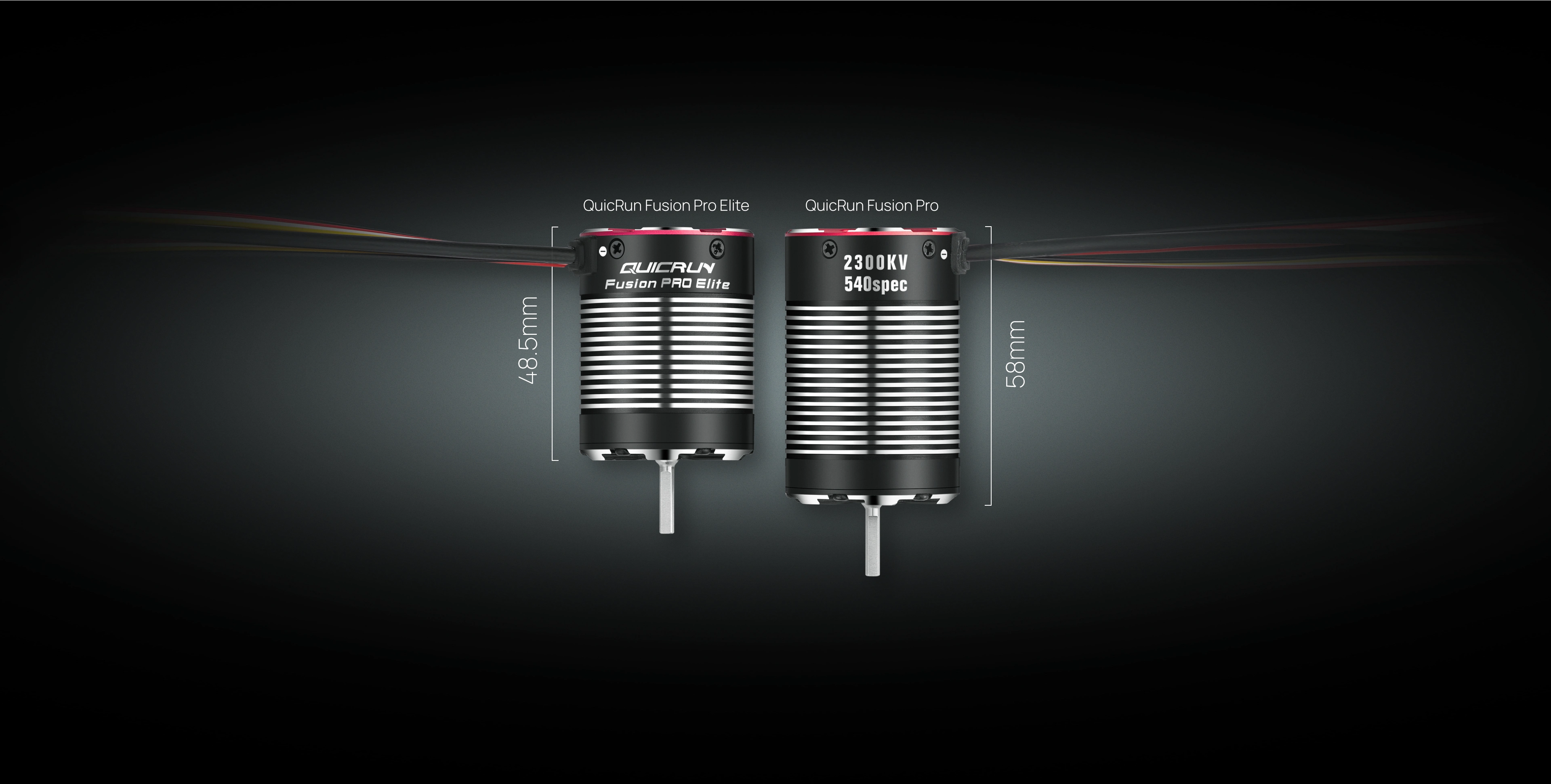 QuicRun Fusion Pro Elite Crawler motor and ESC