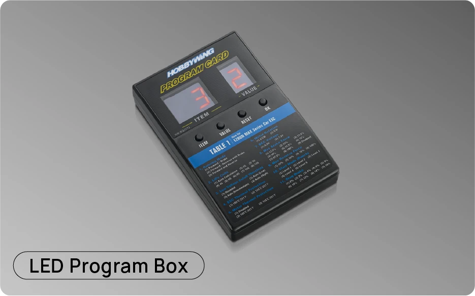 HOBBYWING LED Program Box