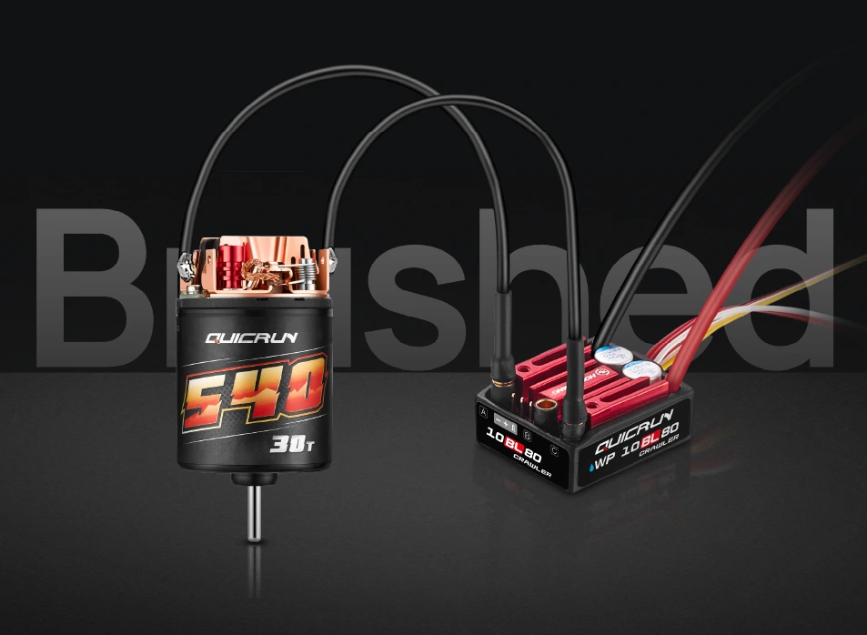 QuicRun WP 10BL80 brushed crawler ESC