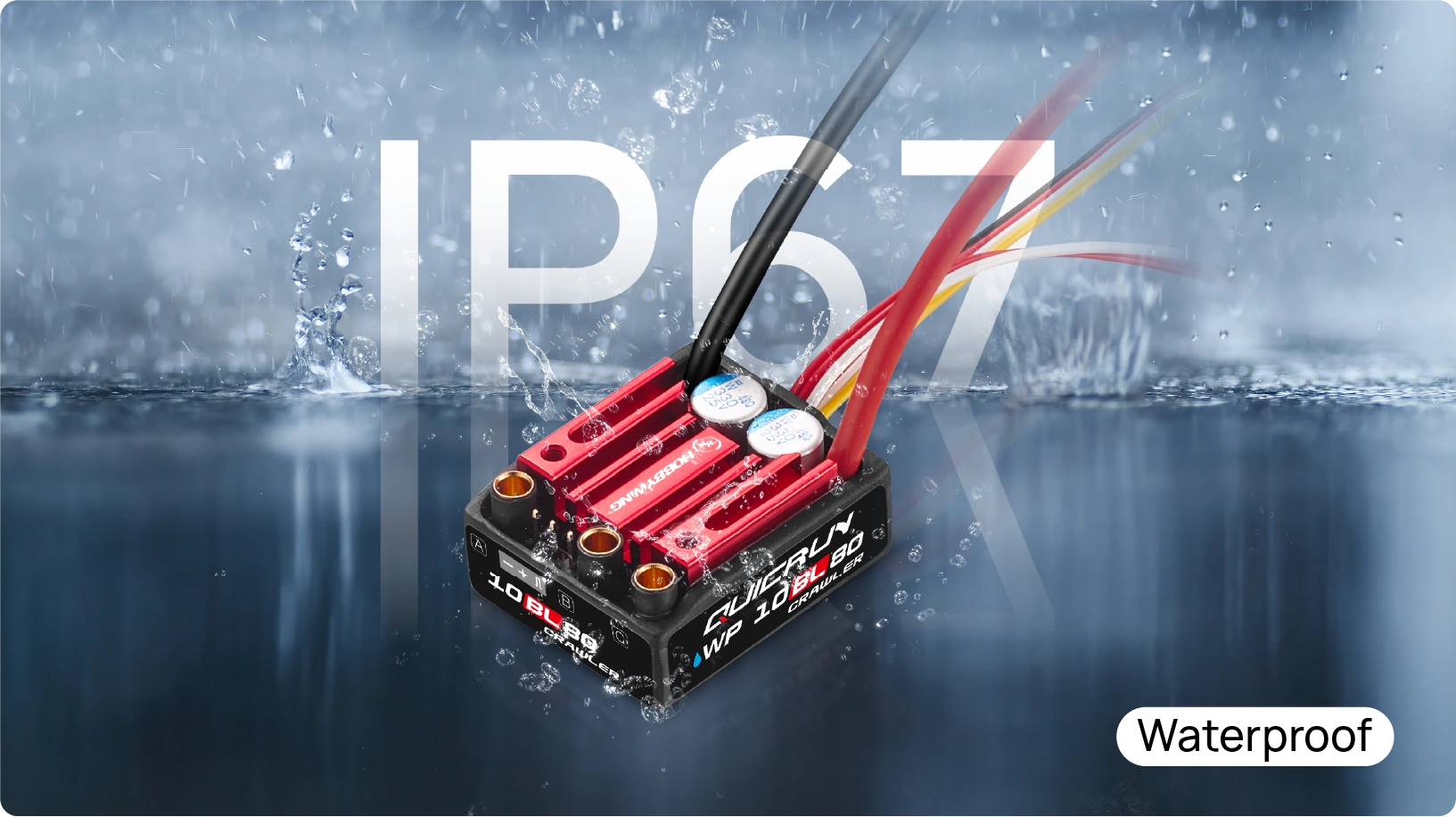 Waterproof IP67 RC Car Brushless Motor