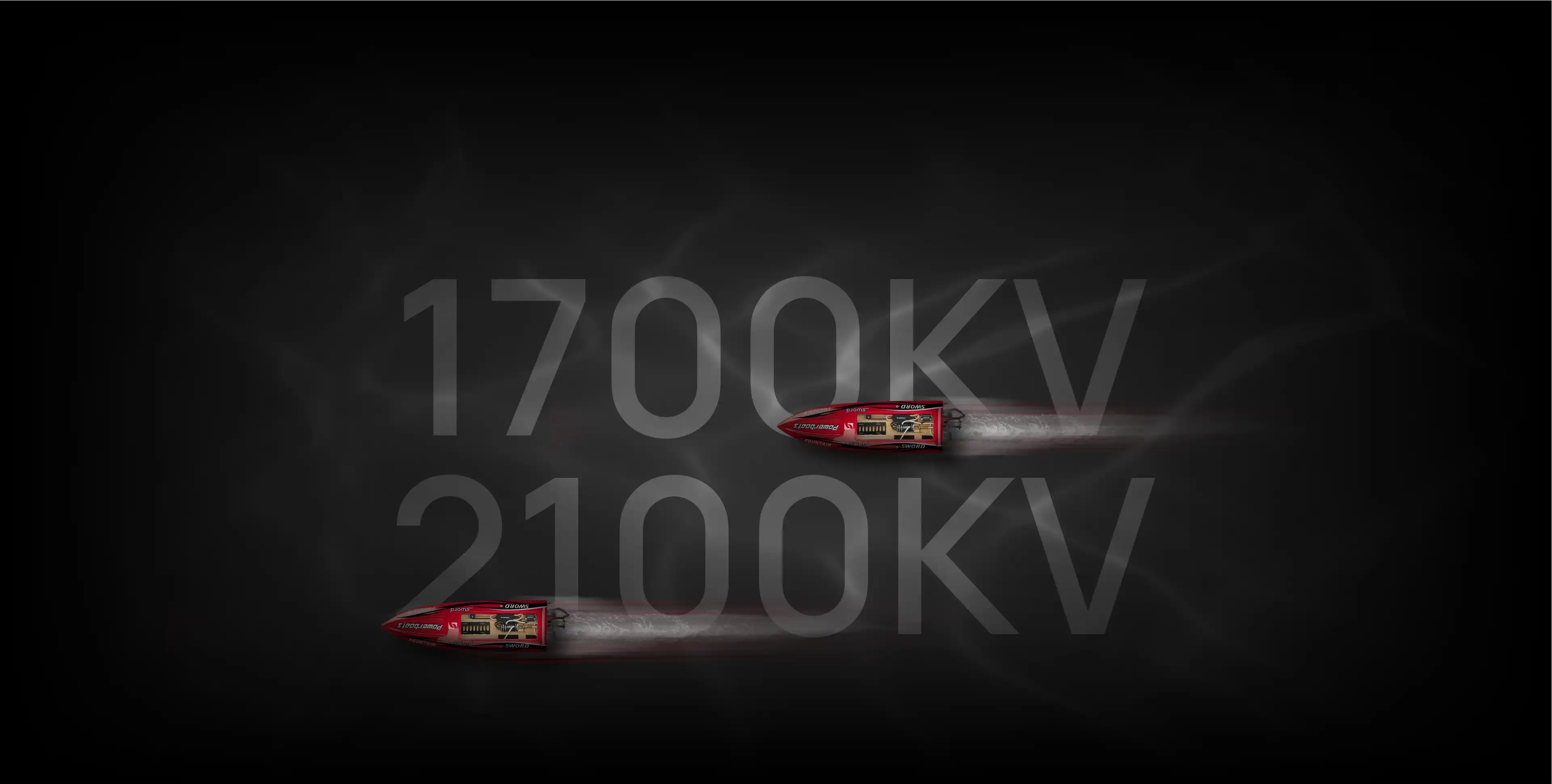 1700KV/2100KV RC Boat motor