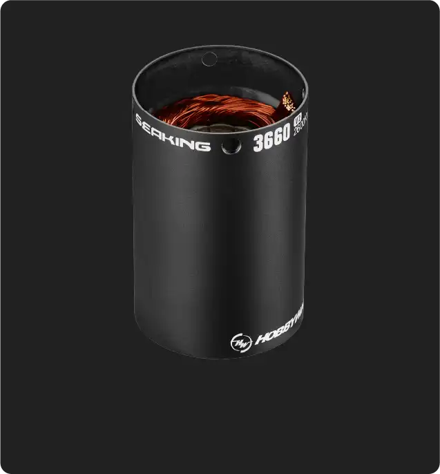 RC Motor with High-hardness CNC Aluminum Housing